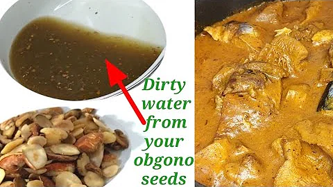 How to Wash And Dry Ogbono Seeds Before Blending it @Tonialight3
