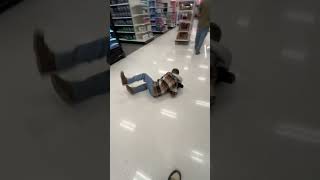 Trip and fall in target #prank #fall #fail #funny #target