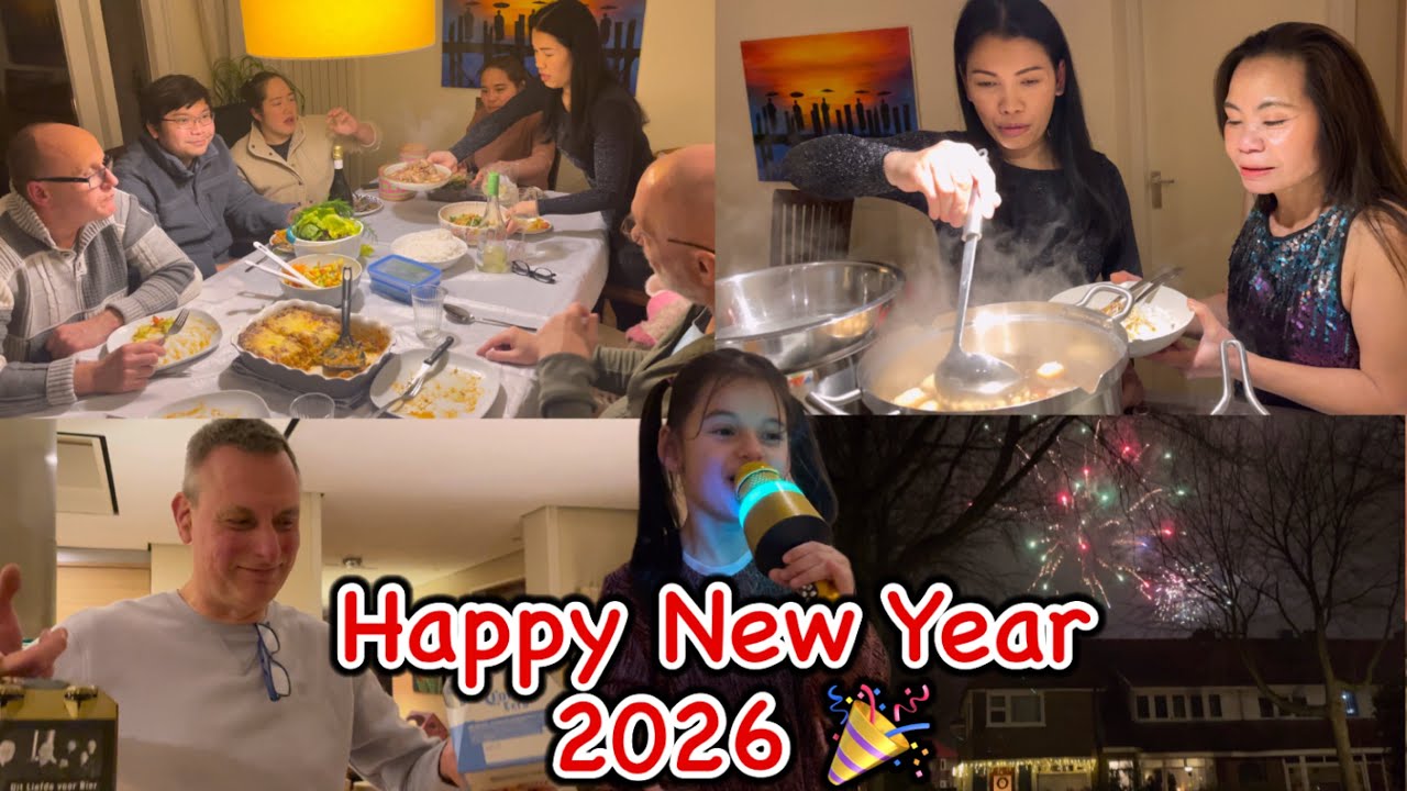 ทำเมนูเด็ดส่งท้ายปีเก่ากินกับเพื่อนคนไทย และ สวัสดีปีใหม่2569 ทุกคนด้วยนะคะ🙏🏼🎉