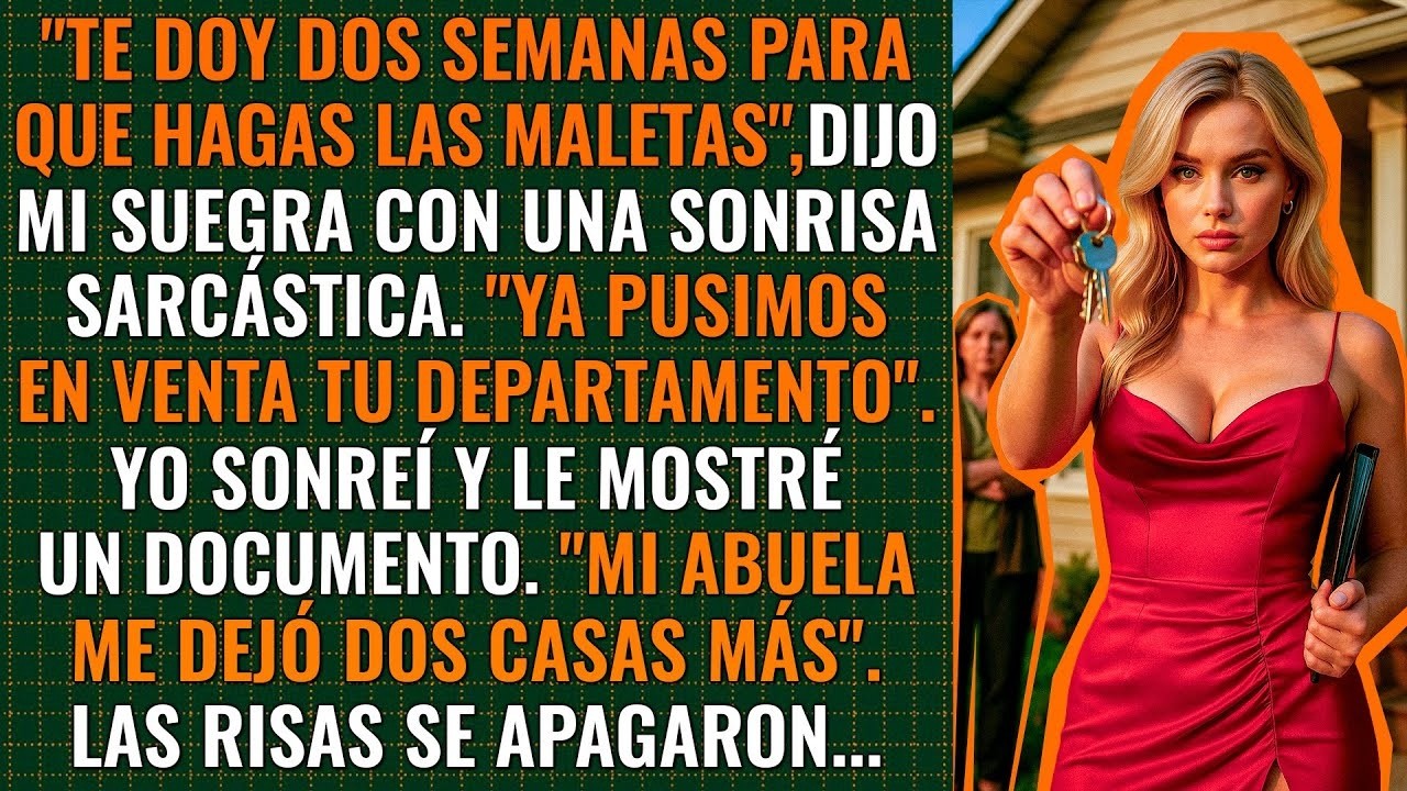 «¡Ya hemos puesto tu piso en venta!» — Mostré los documentos, y sus risas se apagaron de golpe…