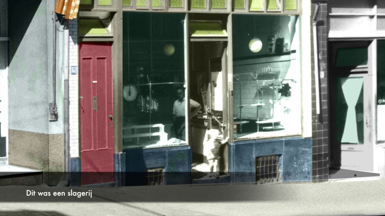 Grotestraat NIjmegen in 1953