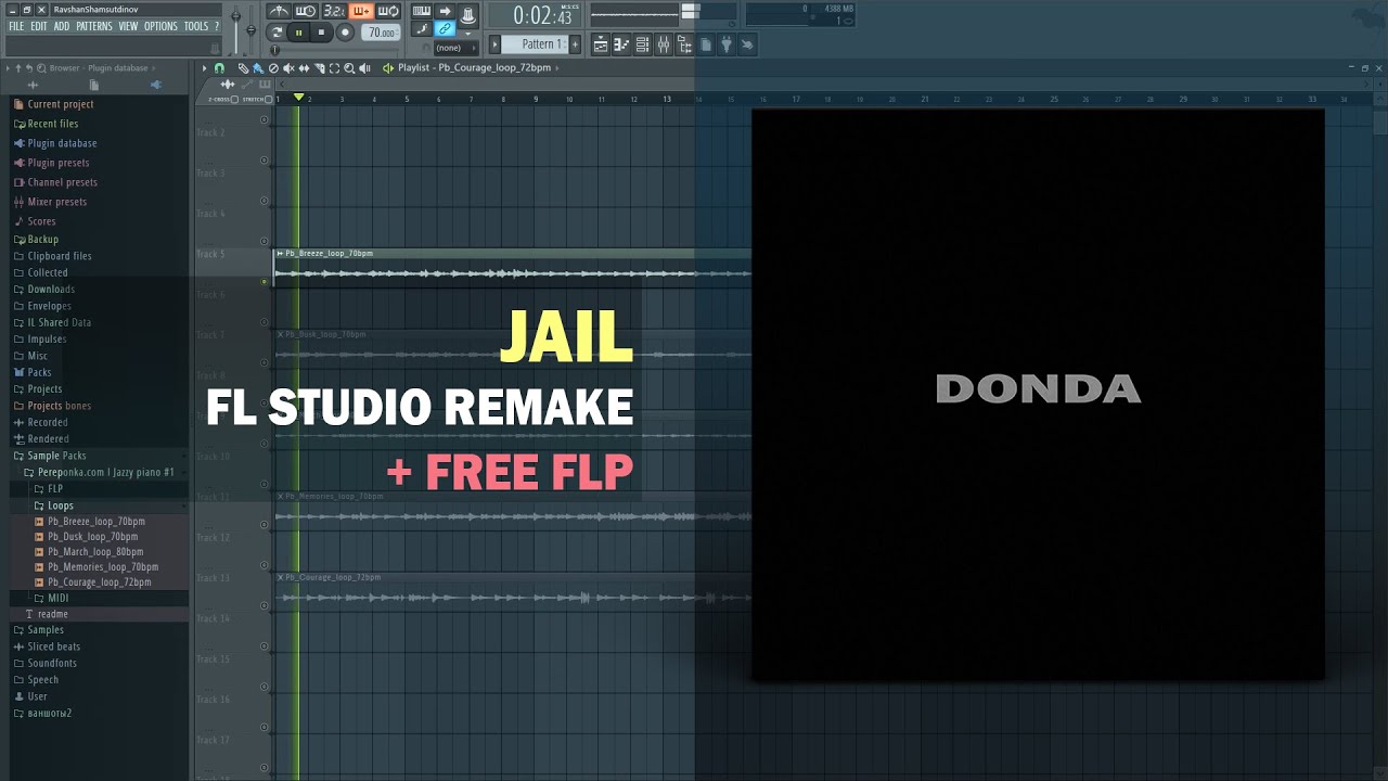 Kanye West - Jail ft. JAY-Z (FL Studio Remake + Free FLP)