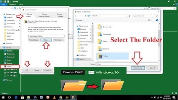 How to Change Default Game DVR Folder Captures Location in Windows 10