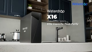 Waterdrop X16 Tankless RO System | 1600 GPD Speed + 11-Stage Filtration + TDS Monitor