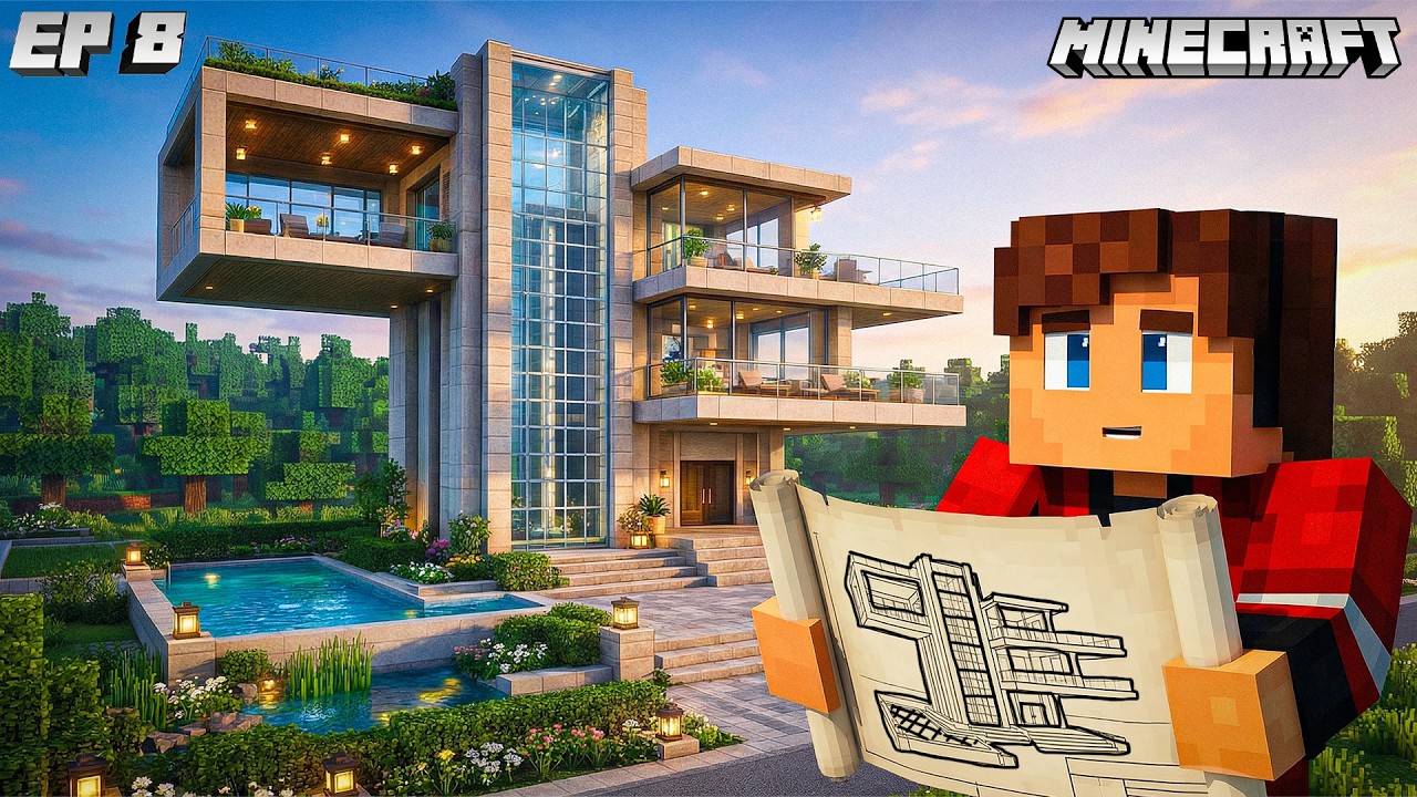 I Finally Completed My House In Minecraft 🏰 | MINECRAFT EP 8 - YouTube