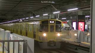 西武鉄道2047F+4連　新宿線上り回送　所沢通過