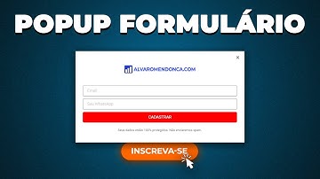 MUITO FÁCIL! COMO CRIAR POPUP COM FORMULÁRIO DE CAPTURA NO ELEMENTOR