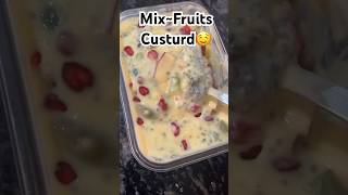 11 April 2024 Mix~Fruits Custurd viralvideo cooking trendingshorts food aiims