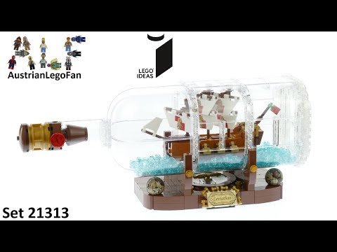 Lego Ideas 21313 Ship in a Bottle - Lego Speed Build Review