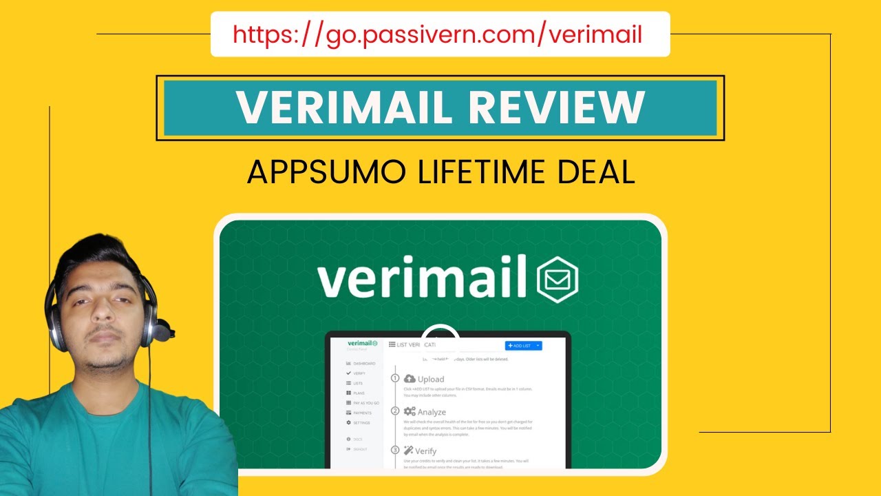 Verimail Review - Email Validator - Good for Email Validation? | AppSumo Lifetime Deal | Passivern