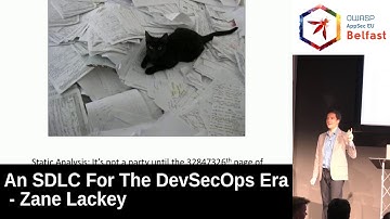 AppSec EU 2017 An SDLC For The DevSecOps Era by Zane Lackey