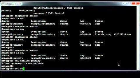 SnapMirror in Disaster Recovery scenario (NetApp 7-mode)