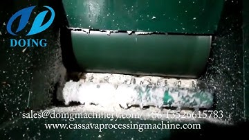 Cassava grating machine working principle