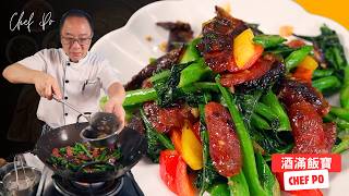 Tumis Sosis Cina dan Kailan