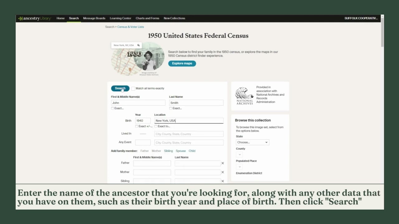 Genealogy Tips and Tricks: searching the 1950s Census