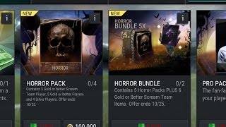 Halloween Scream team FIFA 17mobile pack opening I got Halloween Scream team FIFA 17mobile pack opening I got