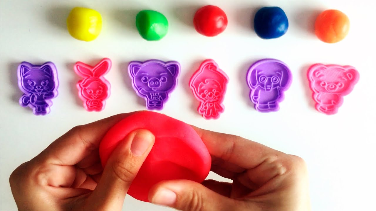 Aprenda As Cores Com Massinha de Modelar 🔵 🟡 🔴 🟢 | Um Herói do Coração