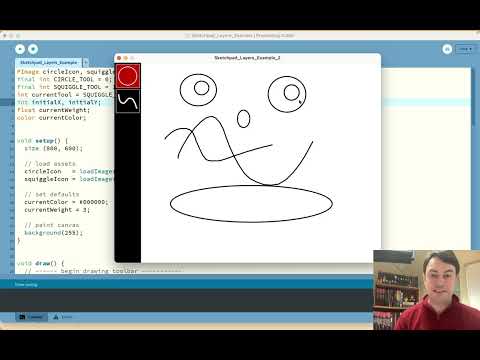 Introduction to Drawing on Separate Layers in Processing with PGraphics Objects - Part 2/2