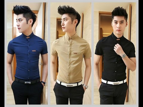Áo Sơ Mi Nam Phối Da - Mua - Bán - Ở đâu | ở đâu bán áo sơ mi nam đẹp tphcm