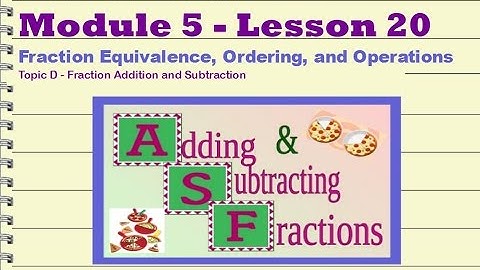 Grade 4 Mod 5 Lesson 20