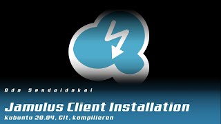Jamulus Client Installation unter Kubuntu 20.04 (Deutsch)