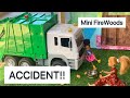 Episode#6 Truck hits little girl, accident in miniature #tinyfirewood #tinyfood