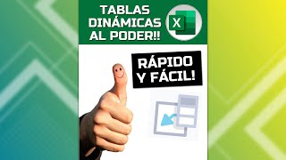 ✅ Truco #13 Excel básico - Crear TABLAS DINÁMICAS! (💗FÁCIL Y RÁPIDO!) (Pivot tables) Principiantes