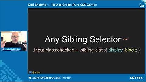 How to Create Pure CSS Games / Elad Shechter