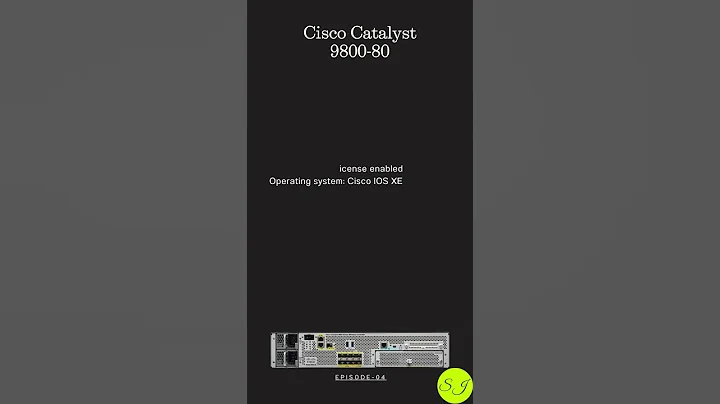 Cisco Catalyst 9800-80 WLC in just 15 seconds! 🌐 Get a flash tour of its top features and specs