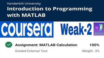 Coursera Assignment 1. matlab as a calculator. Full solution || Matlab course weak 2 assignment 1.