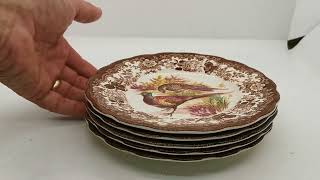 Royal Worcester Palissy China Game Series Pheasant Side Plate