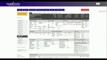 Mud Reporting Software