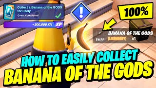 How to EASILY Collect a Banana of the GODS for Peely (100% SPAWN LOCATION) - Fortnite Quest