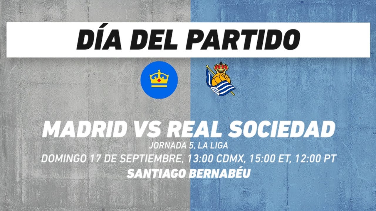 Real Madrid vs Real Sociedad: Futbol - YouTube