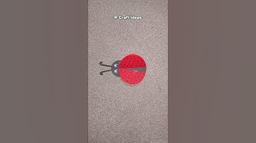 paper craft || origami Craft || ladybug🐞