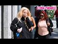 Alabama Barker Gets Camera Shy When Spotted Leaving Balenciaga With Her Bulldog In Beverly Hills