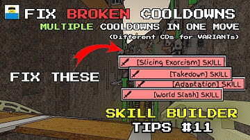 How to FIX broken cooldowns in JJS! | Jujutsu Shenanigans Skill Builder Tutorial