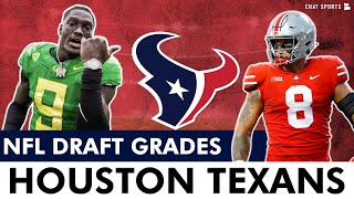Texans Draft Grades: All 7 Rounds From 2024 NFL Draft Ft. Cade Stover, Jamal Hill \& Jawhar Jordan