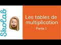 Apprendre les tables de multiplication facilement  partie 1