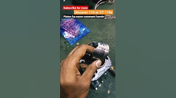 Discover 110 piston trick #engine #engineering #bikelover #tricks #bikeengine #unique #guess