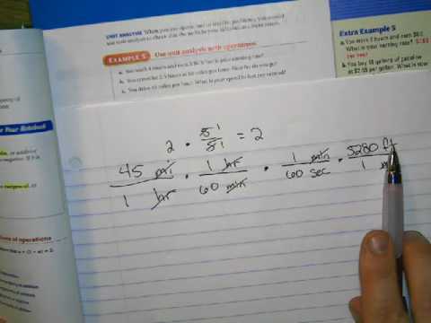Lesson 1.1  Complex rate unit conversion