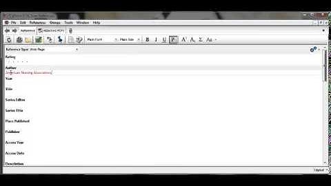EndNote Chapter 4 Entering References Manually