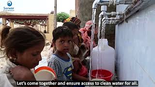 Largest providers of #CleanDrinkingWater to 2.2M people daily | Sarwar Foundation