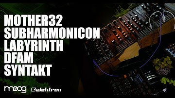 Live Techno Performance with Elektron Syntakt, Moog Labyrinth & Subharmonicon & More