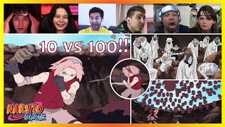 Puppet Fight: 10 vs 100! Reaction Mashup [Naruto Shippuden]  ナルト 疾風伝
