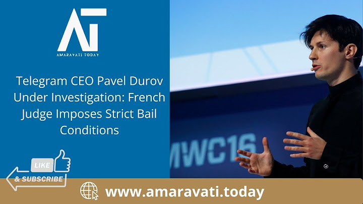 Telegram CEO Pavel Durov Under Investigation French Judge Imposes Strict Bail Conditions