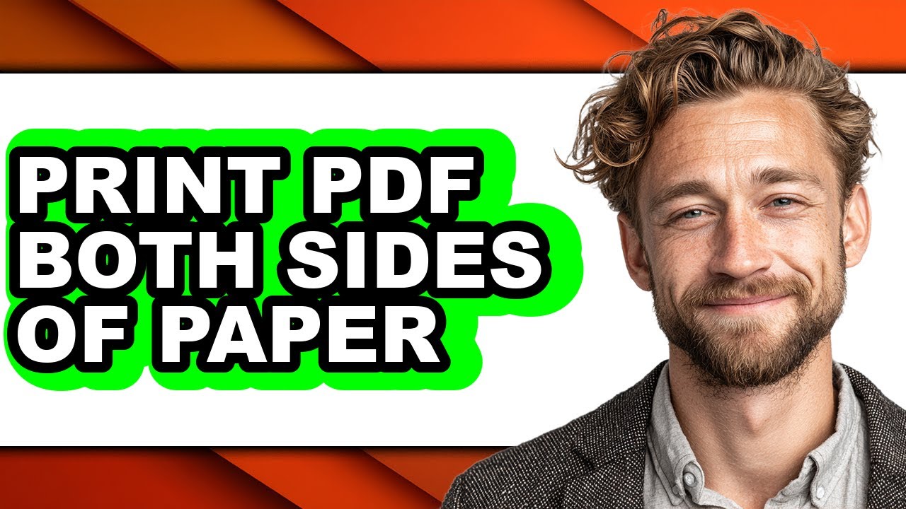 How to Print Pdf Both Sides of Paper - Step by Step - YouTube