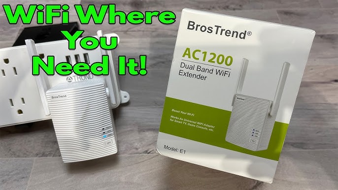 BrosTrend AX1500 WiFi 6 Extender Setup Guide, WEB UI Method 