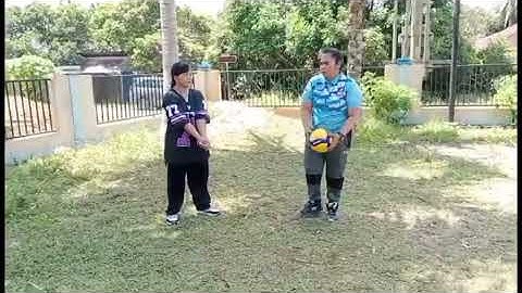 Tugas 2 PJOK UT video praktek olahraga ( Bola Voli passing bawah dan passing atas)