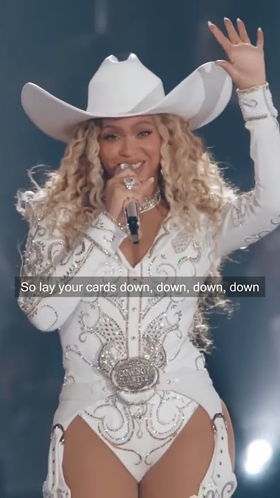 Beyoncé - TEXAS HOLD 'EM (Live Performance) #shorts